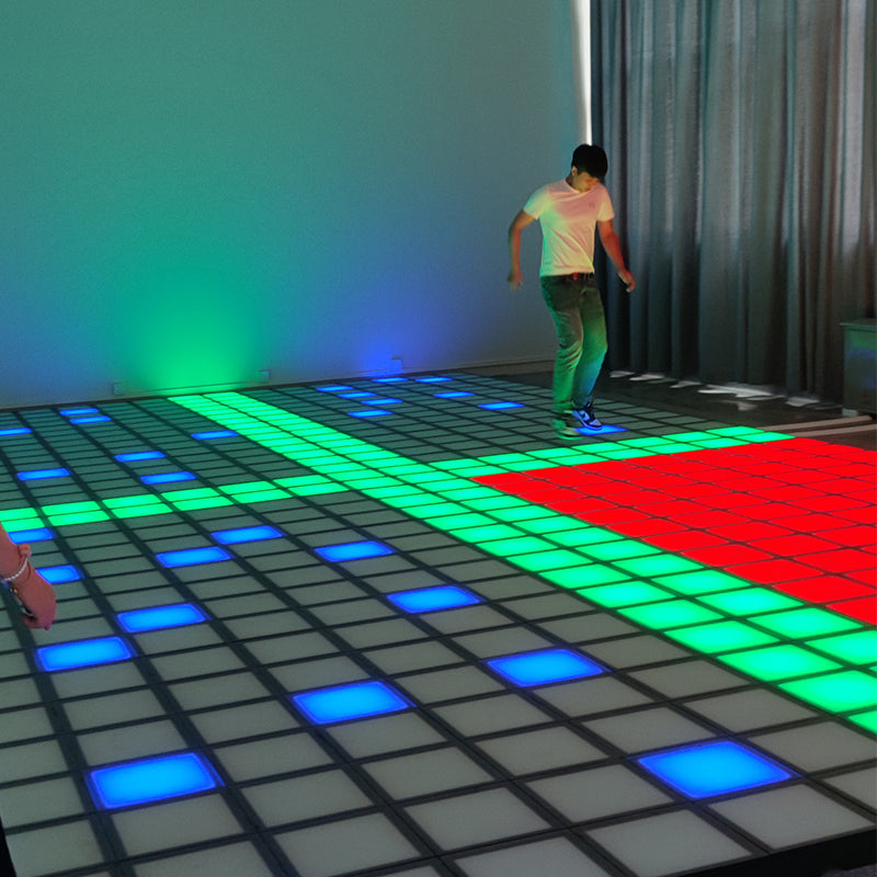 Gravity sensor celebration activity Game floor tiles led dance floor panel for Night Club
