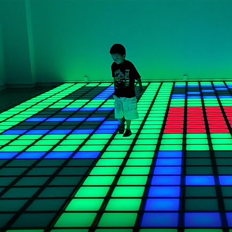 Gravity sensor celebration activity Game floor tiles led dance floor panel for Night Club