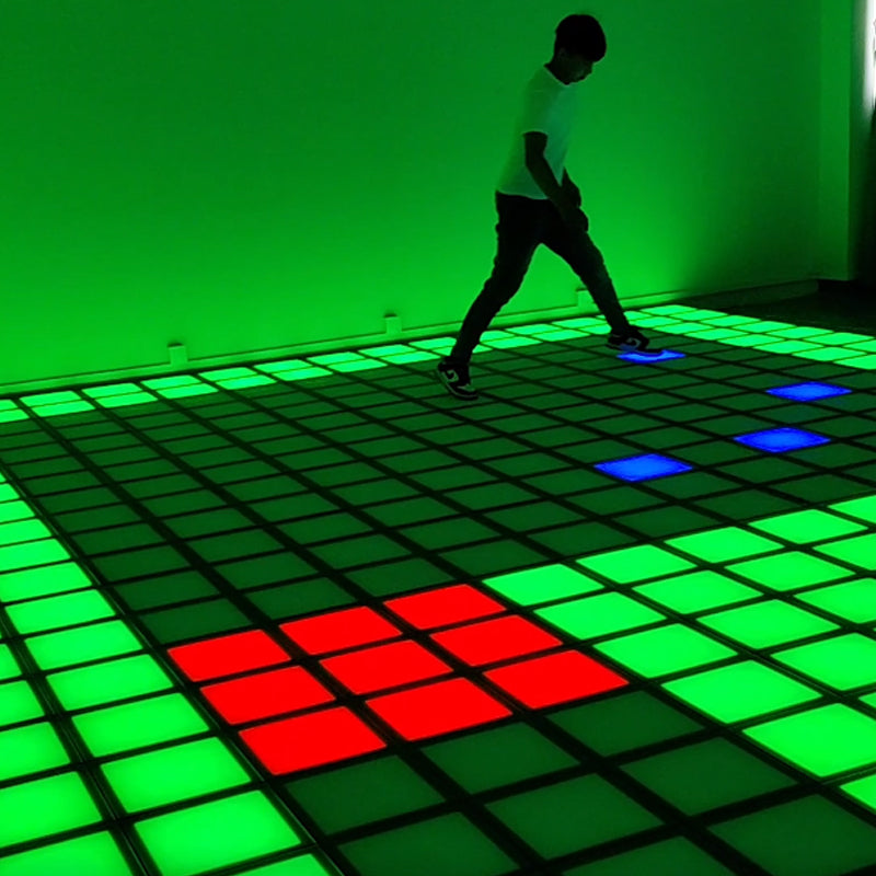 Gravity sensor celebration activity Game floor tiles led dance floor panel for Night Club