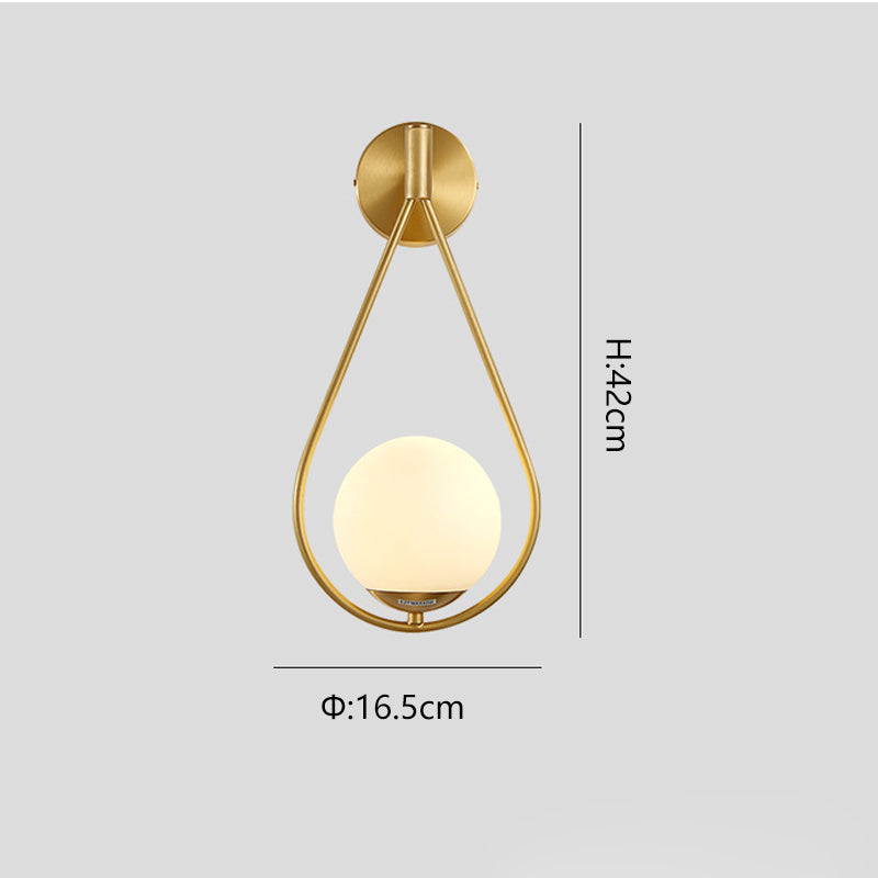 Simple Living Room Aisle Corridor Balcony Fashion Personality Creative Bedroom Bedside Wall Lamp