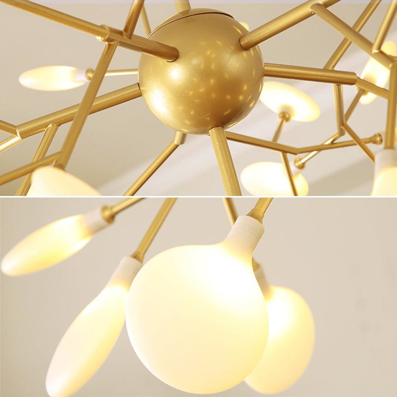Modern Simple Creative Firefly Branch Villa Restaurant Chandelier