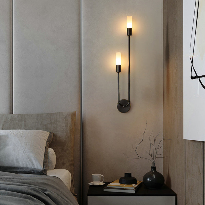 Dropshipping New Trendy Modern Simple LED Wall Sconces Light for Living Room Bedroom Lighting U-shape Wall Mounted Light