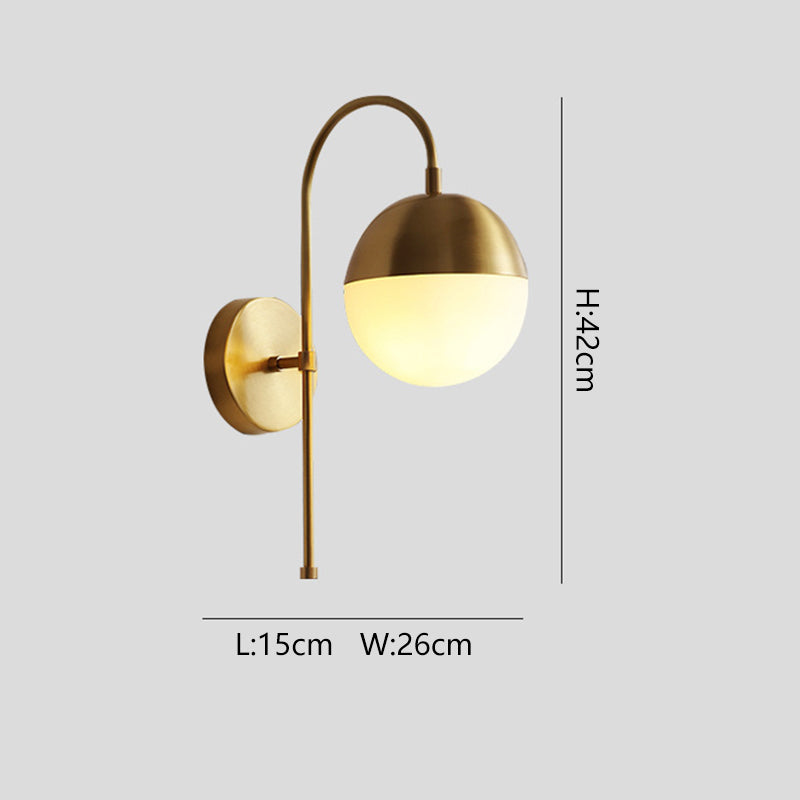 Simple Living Room Aisle Corridor Balcony Fashion Personality Creative Bedroom Bedside Wall Lamp