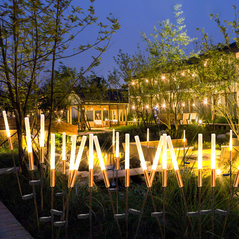 Outdoor Firefly Aluminum Acrylic 12V Solar Garden Park Lights Landscape IP65 Lawn Lamp LED Waterproof Solar Garden Lawn Lights