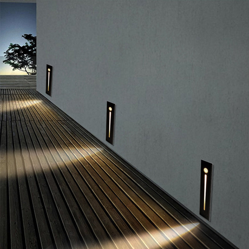 Smart Home Motion Activated Aluminum Strip Step Light Wall Stairway Motion Sensor Automatic LED Stair Light