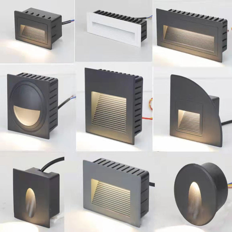 AC110V 220V Motion Sensor Hotel Indoor Staircase Led Recessed Stair Step Light