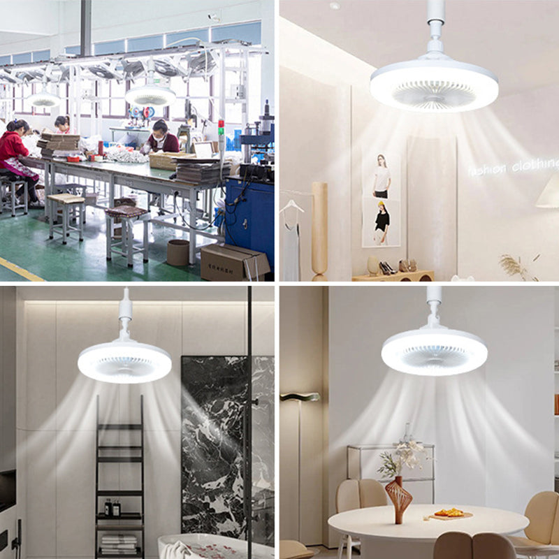 Intelligent Remote Control High-power LED Fan Light Can Be Remotely Controlled with Dimming and Wind Speed Fan Light