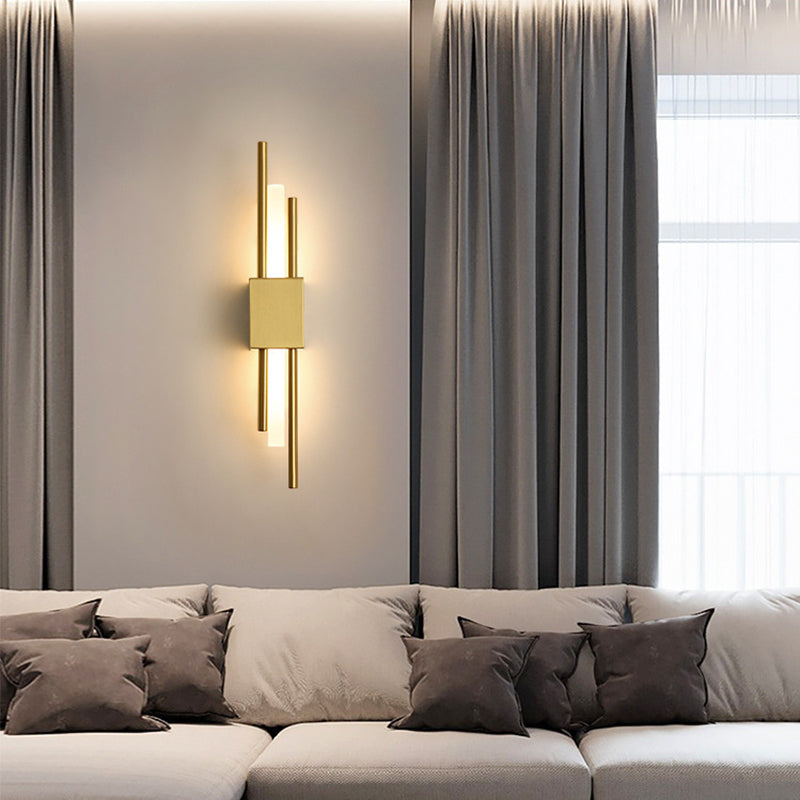 Modern Simple Indoor Decoration Bedside Background Creative Iron Acrylic Nordic LED Wall Lamp