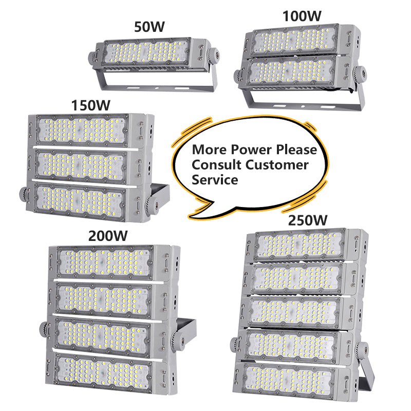 Manufacturer Outdoor 200w 300W 400W 500W 600W 1000W Modular LED Flood Light Basketball Soccer Stadium Sports Field Tunnel Light