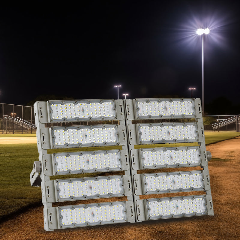 Manufacturer Outdoor 200w 300W 400W 500W 600W 1000W Modular LED Flood Light Basketball Soccer Stadium Sports Field Tunnel Light