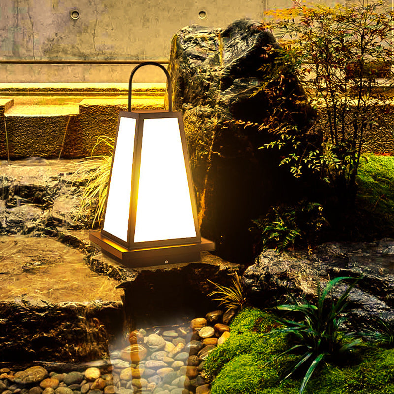 NEW Outdoor landscape LED Post Lamp Decoration Solar Garden Lantern Light