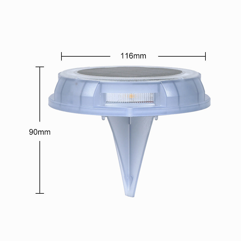 Hot Selling Solar Ground Lights Bright Underground Lamps Outdoor Waterproof Solar Power Lawn Lights for Garden Pathway Light