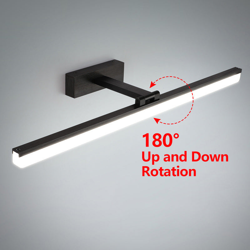 Modern Bathroom Mirror Front Lamp length 40cm to 70cm Rotatable IP44 Waterproof LED Mirror Light