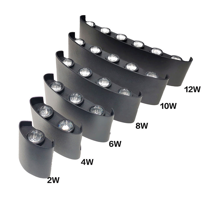 Outdoor Garden Light Led Wall Mount Lamp Decorative Up And Down Lighting Wall Light For Garden Yard
