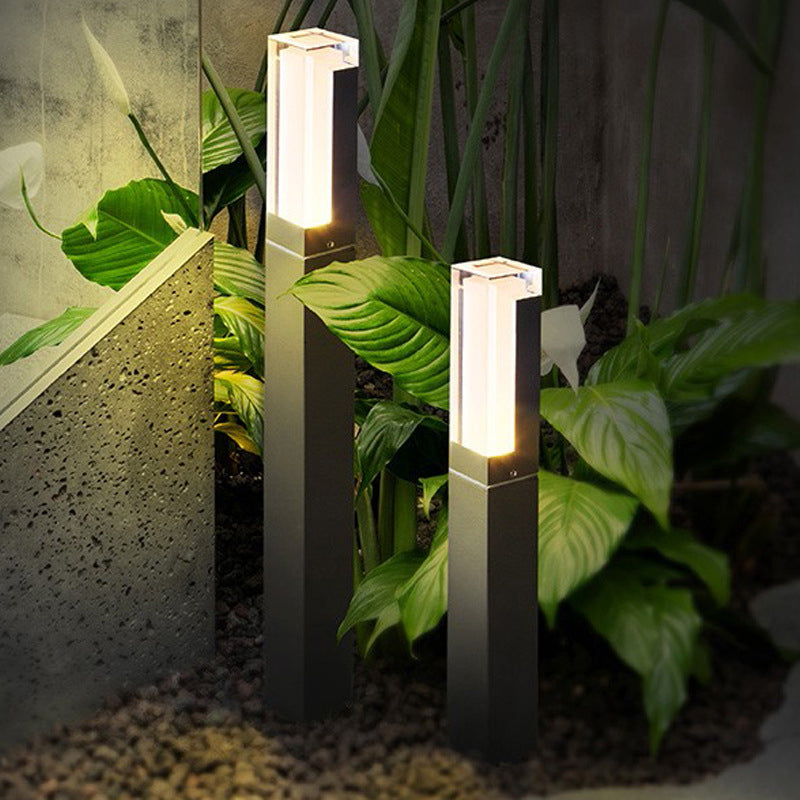 Waterproof Garden Lamp Outdoor Decorative Spike Pillar Pole Lights Garden Lights for Lawn Patio Yard Walkway