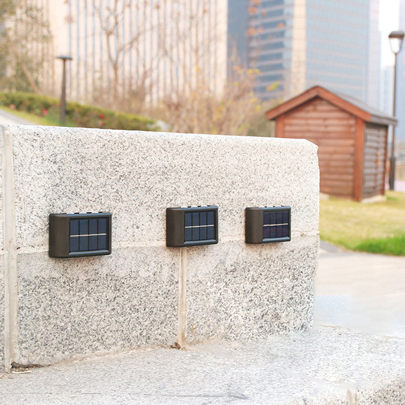 Waterproof Outdoor Garden Fence Lamp Wall Mounted Led Solar Up And Down Wall Light