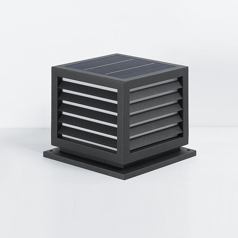 IP54 Waterproof Solar Post Fence Lamp Outdoor Main Gate Solar Pillar Light 2W 3W 4W Solar Powered Garden Lights