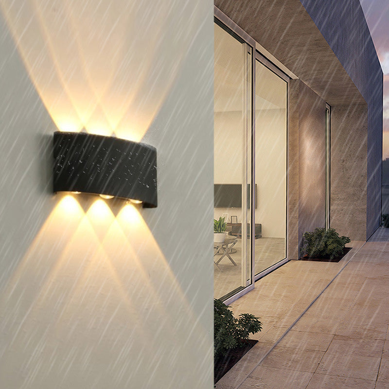 Outdoor Garden Light Led Wall Mount Lamp Decorative Up And Down Lighting Wall Light For Garden Yard