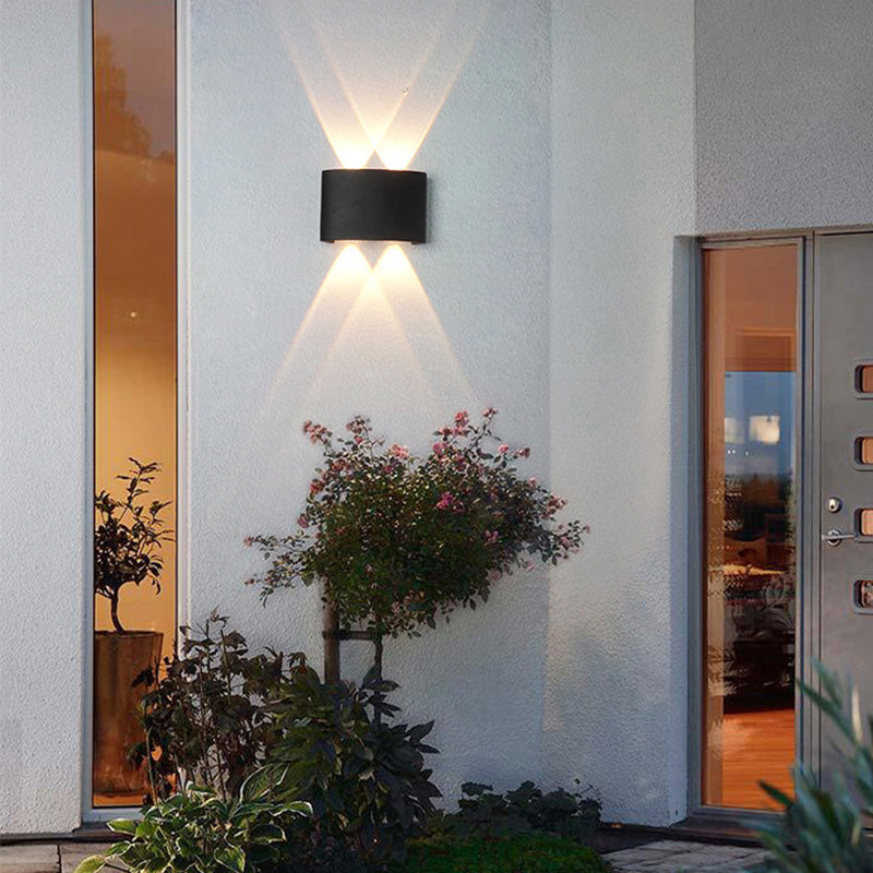 Outdoor Garden Light Led Wall Mount Lamp Decorative Up And Down Lighting Wall Light For Garden Yard