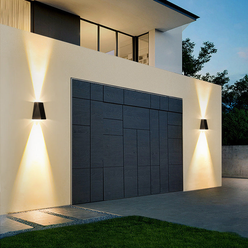 Solar Led Light Outdoor Waterproof Balcony Solar Hight Lights Courtyard Street Landscape Garden Decor Lamp Outdoor Wall Lamp