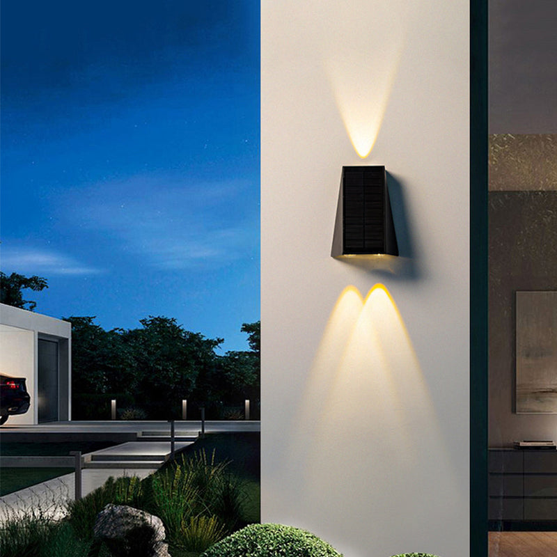 Solar Led Light Outdoor Waterproof Balcony Solar Hight Lights Courtyard Street Landscape Garden Decor Lamp Outdoor Wall Lamp