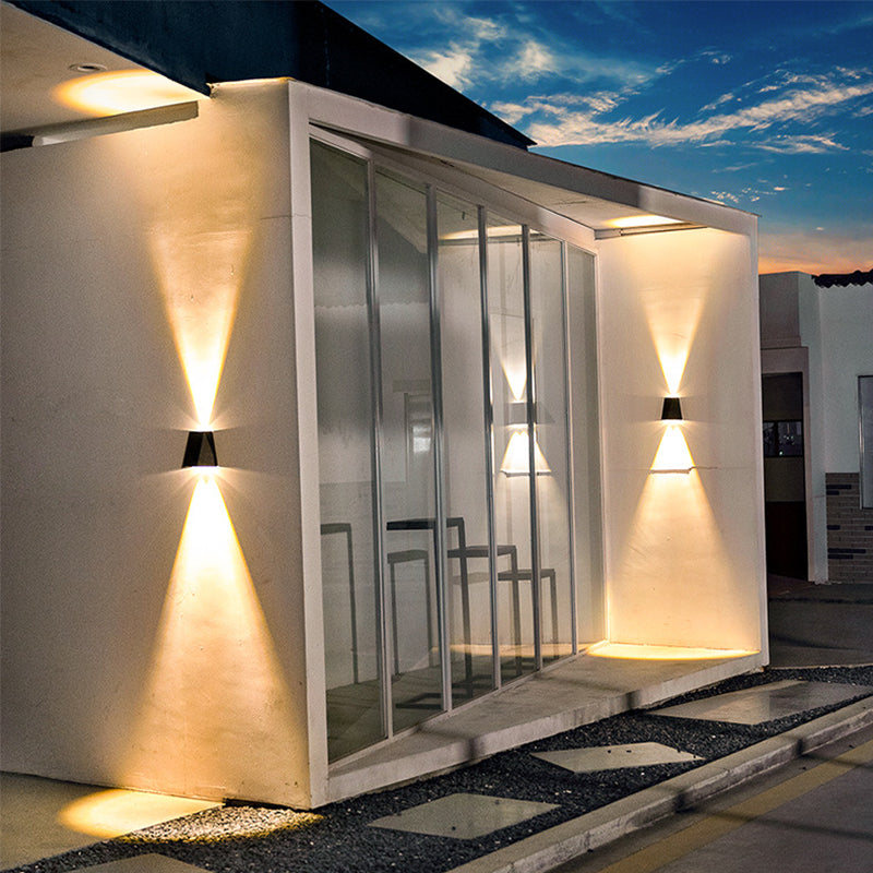 Solar Led Light Outdoor Waterproof Balcony Solar Hight Lights Courtyard Street Landscape Garden Decor Lamp Outdoor Wall Lamp