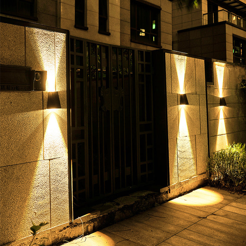 Solar Led Light Outdoor Waterproof Balcony Solar Hight Lights Courtyard Street Landscape Garden Decor Lamp Outdoor Wall Lamp