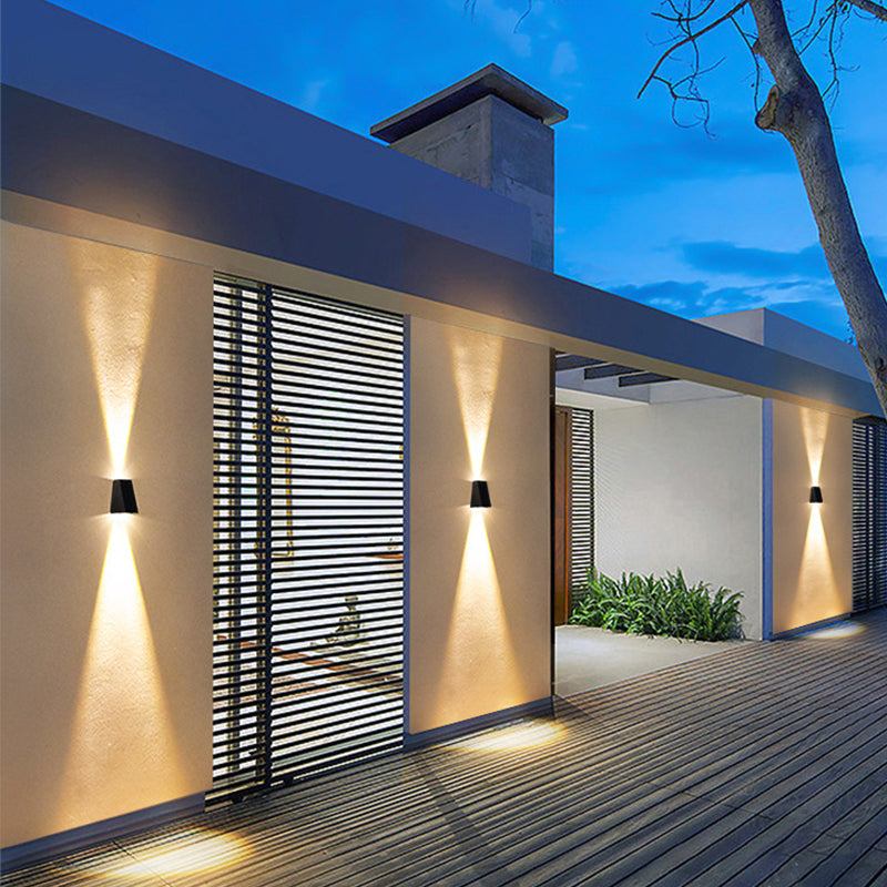Solar Led Light Outdoor Waterproof Balcony Solar Hight Lights Courtyard Street Landscape Garden Decor Lamp Outdoor Wall Lamp