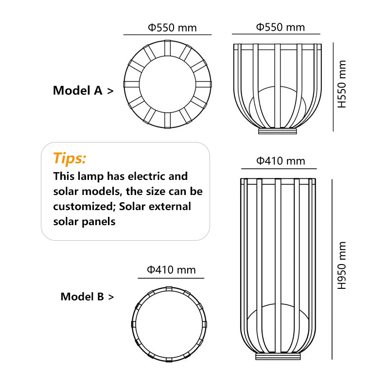 Outdoor Floor Waterproof Landscape Lights Balcony Terrace Flower Shelf Lamp Courtyard Lawn Lamp Villa Solar Decorative Lamp