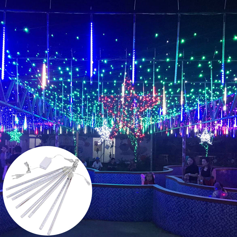Christmas Festival Party Garden Decorative RGB Meteor Rain Drop LED Light