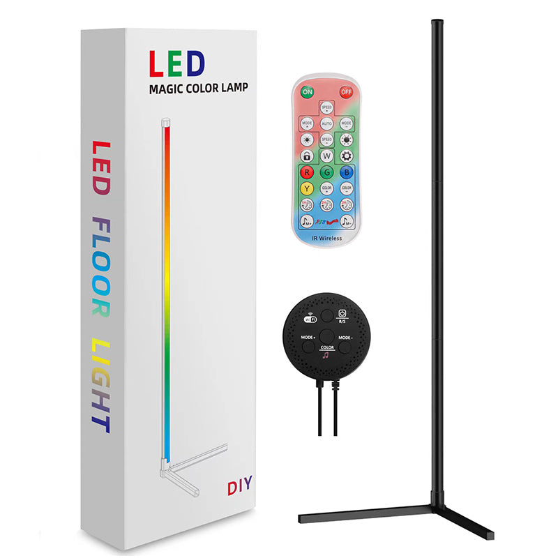 Smart RGB LED Floor Lamp APP Control Stand Corner Floor Ambiance Light