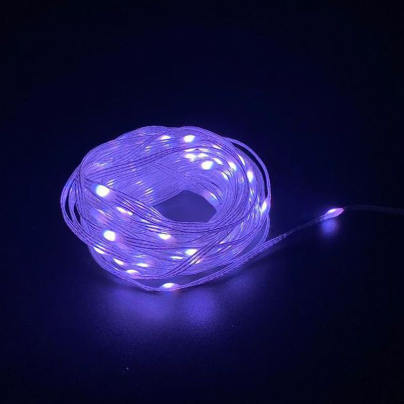 Digital Fairy Light String Holiday Christmas Decoration RGB Color Music Function Smart String Light