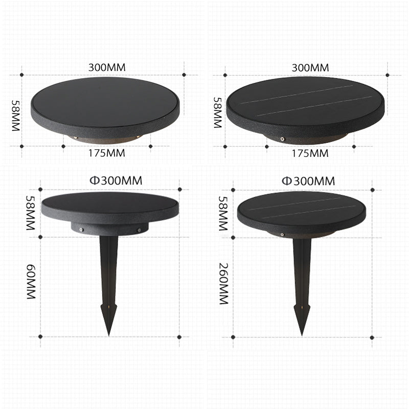 Outdoor Lawn Lamp Spot Garden Light Waterproof LED 18W Garden Lawn Light Round for Courtyard Garden Lighting