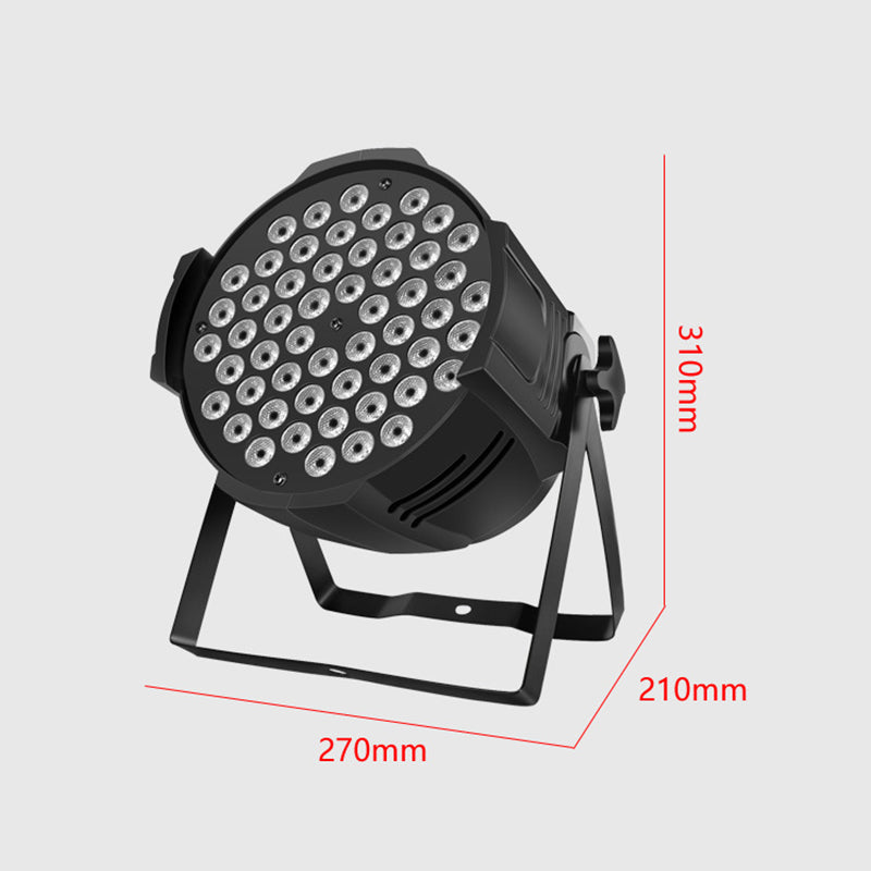 RGB 3in1 DMX Stage Light High Power LED 54pcs Stage Par Light Spotlight