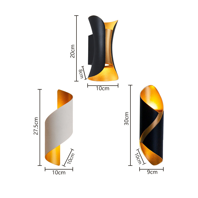 Modern Exterior Sconce Up Down Luxury Hotel Ip65 Waterproof Wall Mounted Outdoor LED Wall Lights