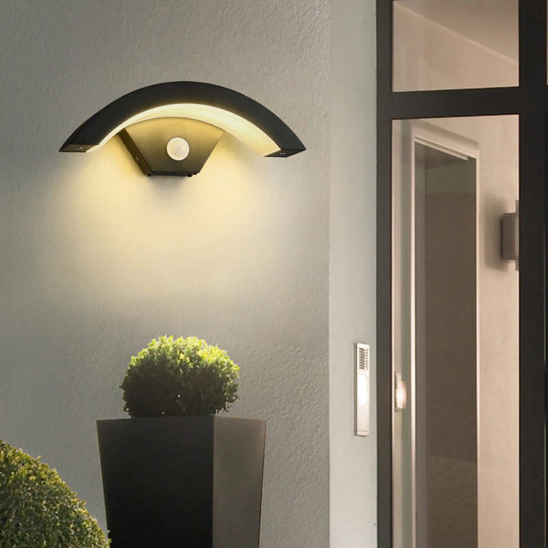 Nordic Outdoor Wall lights with Motion Sensor 18w IP65 Modern Motion Sensor Outdoor Wall Light