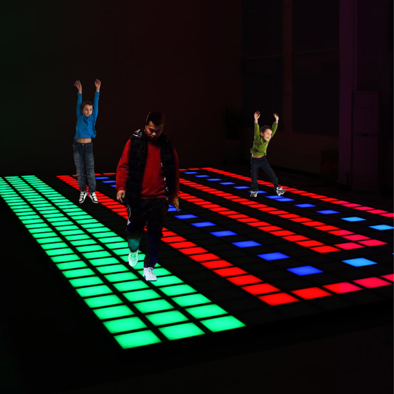 Floor is Lava Game Jumping Grid Game Super Grid Led Activate Interactive Light Up Game Room