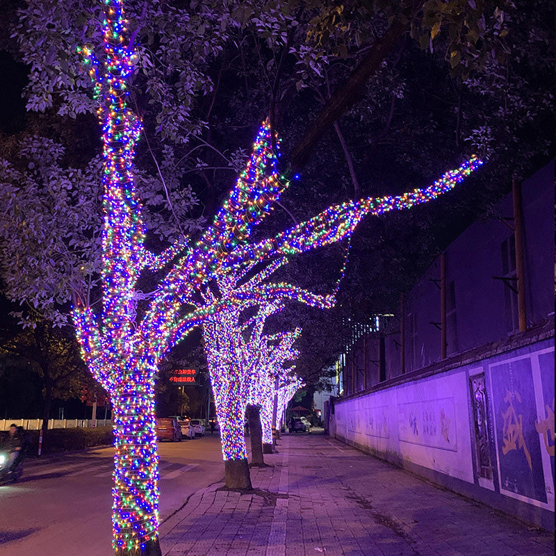 100 Led Solar Powered Fairy Lights with 8 Modes Waterproof Christmas Decoration Solar String Lights