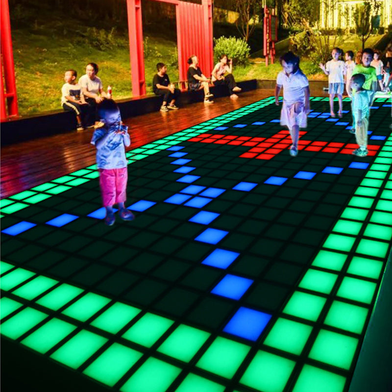 Floor is Lava Game Jumping Grid Game Super Grid Led Activate Interactive Light Up Game Room