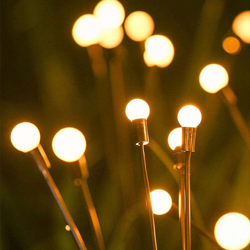 OEM Solar Garden Lights Waterproof Starburst Wind Swaying Firefly Lights Outdoor Garden Decorative Solar Lights