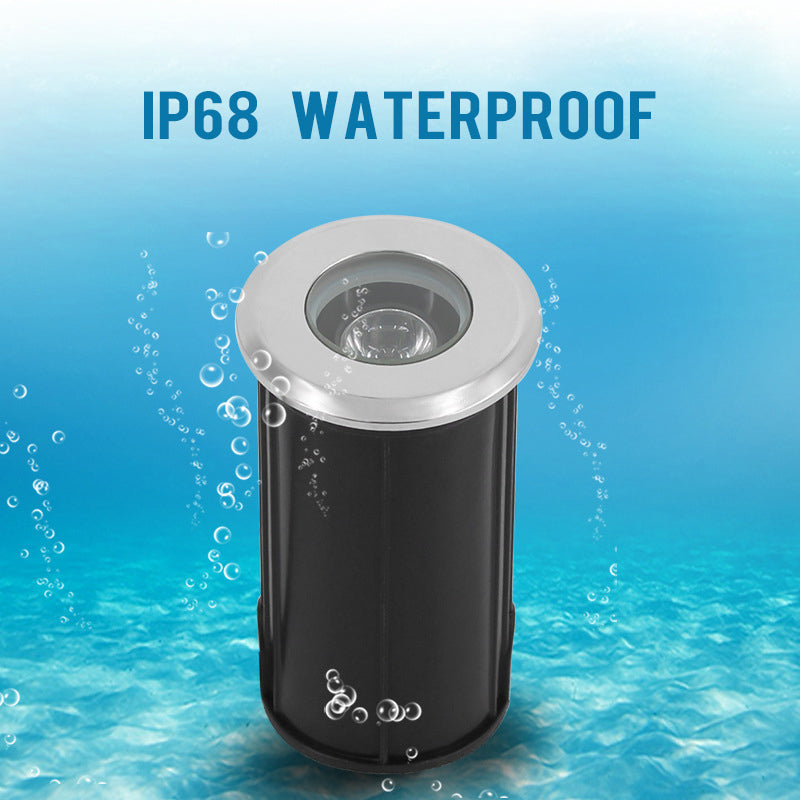 Fountain Swimming Pool Lamp RGB Led Underwater Light 3W