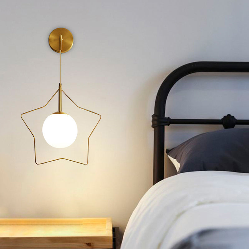 Simple Living Room Aisle Corridor Balcony Fashion Personality Creative Bedroom Bedside Wall Lamp