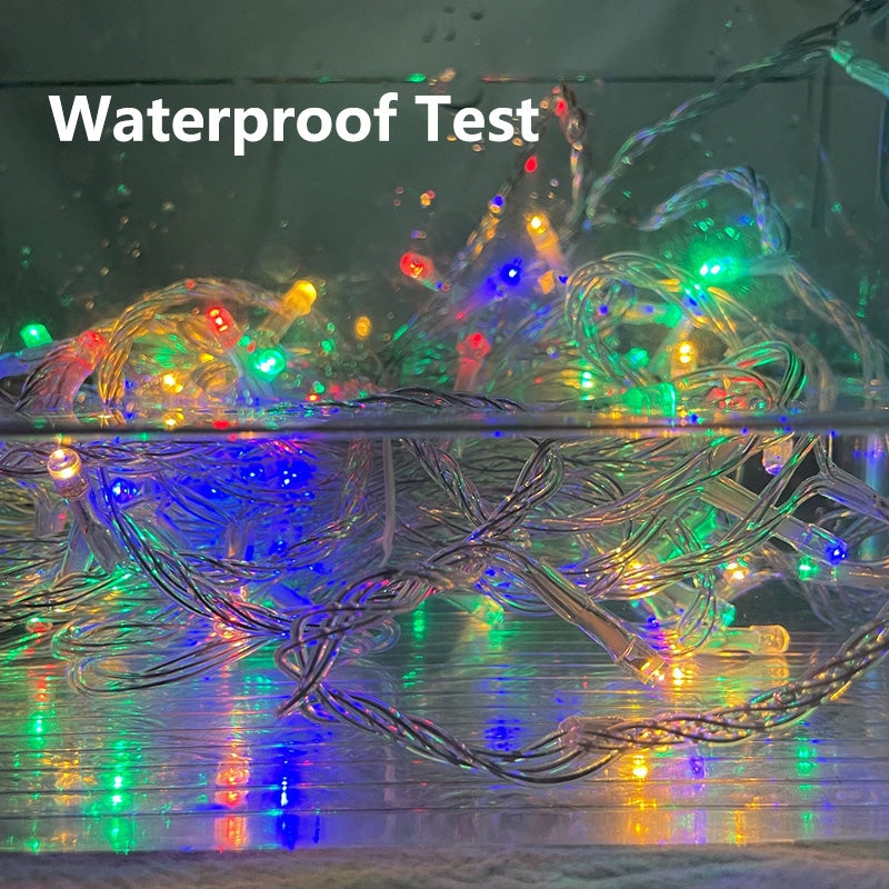 100 Led Solar Powered Fairy Lights with 8 Modes Waterproof Christmas Decoration Solar String Lights