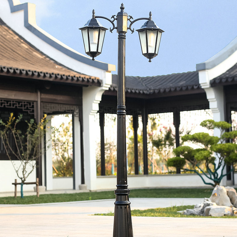Customized 0.8m 1m 2m 3m 3.5m Outdoor Antique Garden Lights Decorative Street Lamp Lighting Road Waterproof Modern Poles