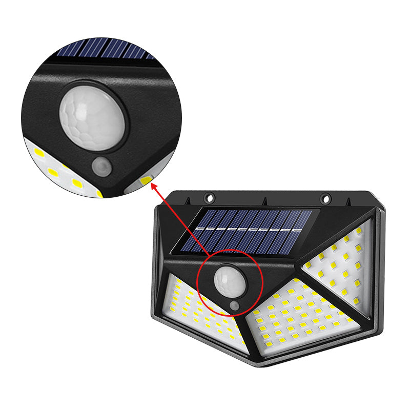 1000lm IP65 Waterproof Outdoor Solar Power Led Solar Wall Light