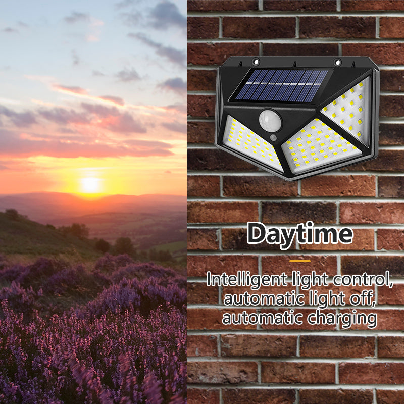 1000lm IP65 Waterproof Outdoor Solar Power Led Solar Wall Light