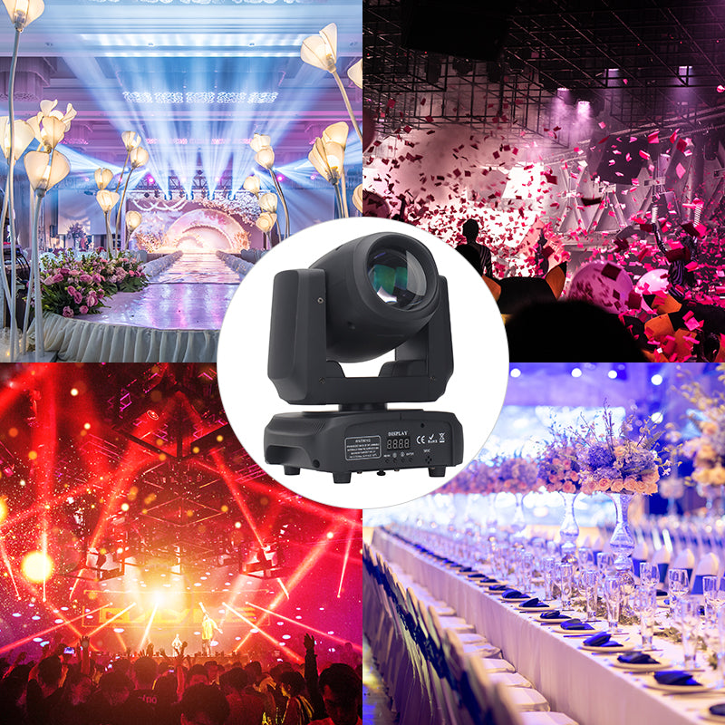 Stage Beam Light Equipment 100W Moving Head 18 Prism Stage Light Mixer With Flight case