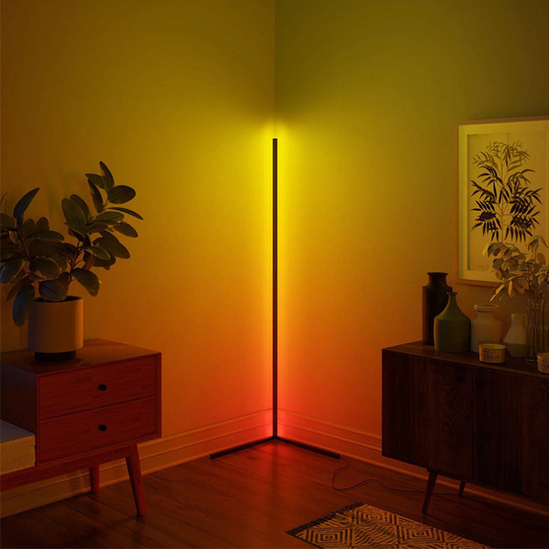 Smart Corner Floor Standing Lamp Lighting Modern Home Decor Stand RGB Floor Light