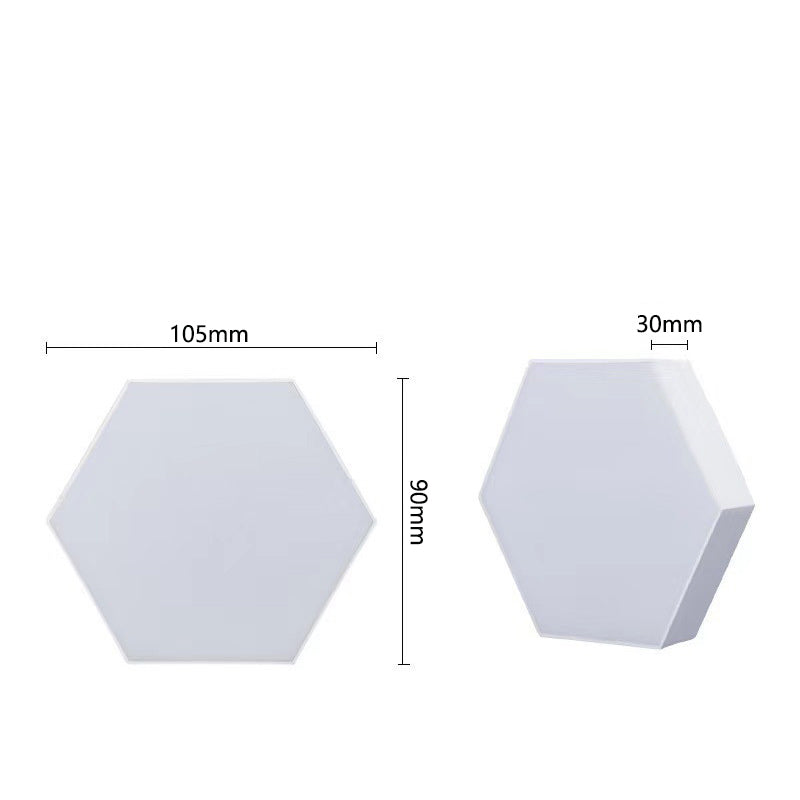 Creative Smart Removable White Wall Lamp Quantum Modular Touch Hexagon Led Light