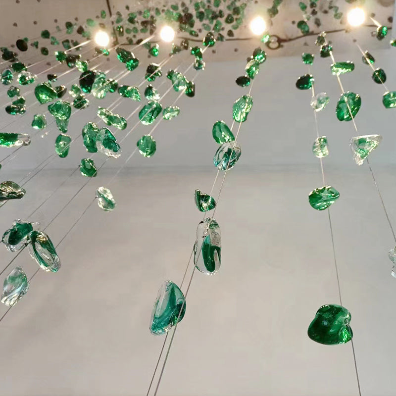 Customized Luxury Crystal Chandelier Hotel Project Lamp LED Pendant Light